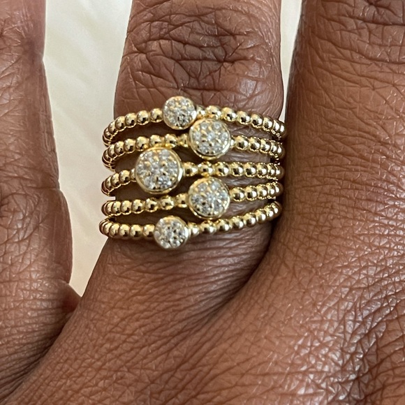 🦋Multi strand Sterling Silver Ring - Picture 2 of 3